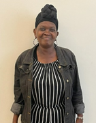Joann smiling